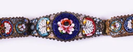 Murano mikromozaik karkötő, kis sérüléssel