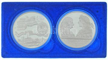 1990. 500Ft Ag "Mátyás király / Beatrix" + 500Ft Ag "Mátyás király - Buda" mindk...