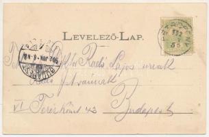 1902 Petrozsény, Petrosani; Részlet a Szurdukból, határ híd Magyarország és Románia között. Joánovit...