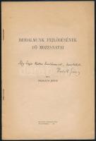 Horváth János: Irodalmunk fejlődésének fő mozzanatai. A szerző, Horváth János (1878-1961) irodalomtö...
