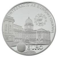 1997. 2000Ft Ag "Integráció az Európai Unióba" kapszulában, tanúsítvánnyal, tokban T:PP ki...