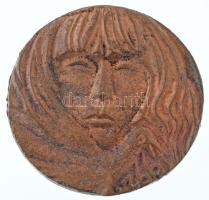 1992. "Dimák Hajnalka - Unkari" kétoldalas, öntött bronz emlékérem (50mm) T:XF,VF, patina