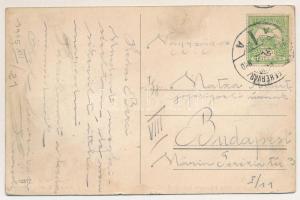 1915 Gyulafehérvár, Alba Iulia; Hunyadi tér, népbank palota, Kelen Henrik, Tamás István, Rosner Rezs...