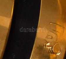 Frey Wille Miss gyűrű - Hommage ? Hundertwasser. Égetett tűzzománc, 24k arany bevonat, m:52, eredeti...