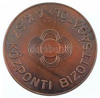 DN (1980 k.) "Aranyjelvényesek az Olimpiára / A KISZ Központi Bizottsága" kétoldalas bronz...