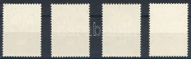 1966 Kínai fesztivál maszkok sor / set Mi 591-594 (Mi EUR 125.-)