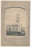 Nagyszalonta, Salonta; Református templom. Reich Jakab kiadása / Calvinist church (EK)