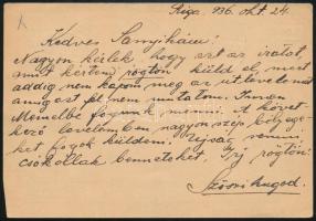 1936 Expressz légi levelezőlap Újpestre / Express airmail postcard to Hungary "RIGA-LIDPASTS&qu...