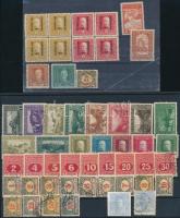 Bosznia-Hercegovina K.u.K. Militärpost kis összeállítás, 52 db bélyeg 2 stecklapon