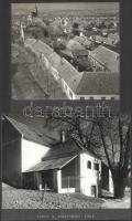 cca 1950-1960 Mór és környékéről készült fotók, 20 db, kartonlapokra ragasztva, feliratozva, vegyes ...