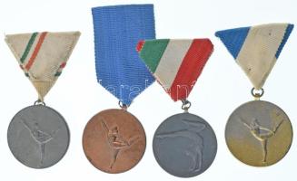 1958-1964. Vegyes, 8db-os Atlétikai sportérem tétel, egy kivételével mind mellszalagon. T:XF,VF