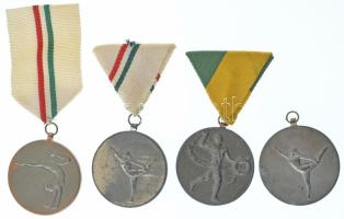 1958-1964. Vegyes, 8db-os Atlétikai sportérem tétel, egy kivételével mind mellszalagon. T:XF,VF