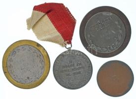 1954-1959. Vegyes, 3db-os Sakk díjérem tétel, az egyik mellszalagon + DN "Pénzintézeti Sportegy...