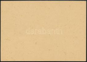 1939 Magyar-ruszin kétnyelvű használatlan 6f díjjegyes levelezőlap / Bilingual PS-card, unused