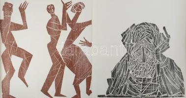 Willand, Detlef (1935-2022): Évtized, tíz pillanat (Dekade, zehn Augenblicke). 10 db fametszet, papí...