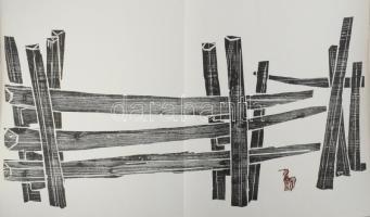 Willand, Detlef (1935-2022): Évtized, tíz pillanat (Dekade, zehn Augenblicke). 10 db fametszet, papí...