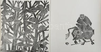 Willand, Detlef (1935-2022): Évtized, tíz pillanat (Dekade, zehn Augenblicke). 10 db fametszet, papí...