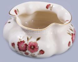 Zsolnay porcelán váza. Kézzel festett, jelzett, hibátlan d: 12 cm
