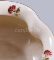 Zsolnay porcelán váza. Kézzel festett, jelzett, hibátlan d: 12 cm