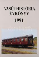 Vasúthistória évkönyv 1991. Főszerk.: Dr. Kerkápoly Endre. Szerk.: Mezei István. Bp., 1991, MÁV. . Fekete-fehér képekkel illusztrálva. Kiadói egészvászon-kötés, kiadói papír védőborítóban,