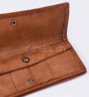 Kígyóbőr színháti táska, clutch 27x12 cm