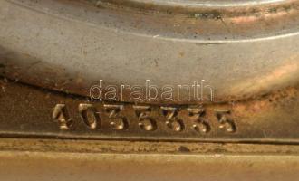 Longines art deco ébresztőóra. Kézi felhúzós, Cal 1965 szerkezet, működik 8x6 cm 4035335 sorszám. Eg...