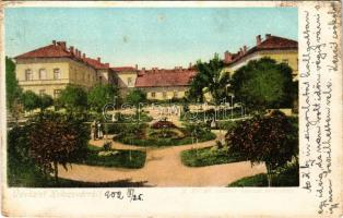 1902 Kolozsvár, Cluj; M. kir. állami tanítónőképző kerti része / teachers' training institute, garden (EB)