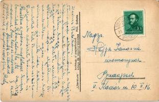 1939 Rimaszombat, Rimavská Sobota; Református templom, Braun Jenő üzlete / Ref. kostol / Calvinist c...