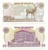 Uganda DN(1979) 10Sh + 20Sh T:UNC
Uganda DN(1979) 10 Shillings + 20 Shillings C:UNC
Krause P#11, P...