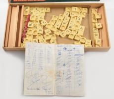 Scrabble francia kiadás társásjáték eredeti dobozában