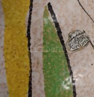 Ray keramik német iparművész váza. Mázas kerámia, jelzett, hibátlan 41 cm