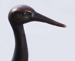 Carlos Garcia Muela (1936-2016) Túzok. Bronz, jelzett. 22 cm