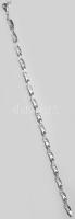 Ezüst(Ag) fantáziaszemes karkötő, jelzett, h: 19,5 cm, nettó: 3,8 g
