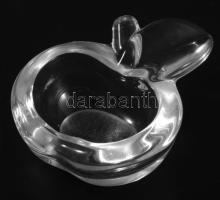 Viannes üveg tálka, hibátlan 13x10 cm