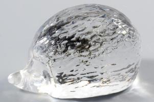 Sündisznó üveg dísz, j.n hibátlan 6 cm