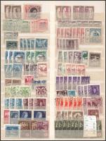 1918-1947 Összeállítás, benne jobb darabok, blokkok, összesen kb. 169 db bélyeg és 9 db blokk