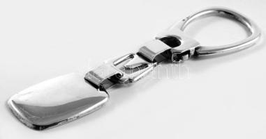 Ezüst(Ag) masszív kulcstartó, jelzett, 9,7×2,8 cm, nettó: 24,7 g