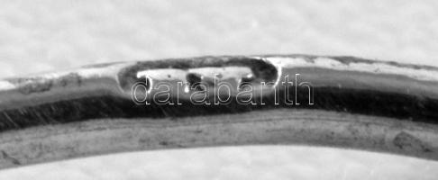 Ezüst(Ag) creole fülbevaló, 2 pár, jelzett, d: 1,2 és 2,9 cm, nettó: 2,1 g