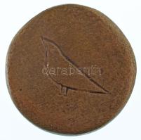 DN "Szt Franciscvs de Assisi" (Assziszi Szent Ferenc) egyoldalas, öntött bronz emlékérem, ...