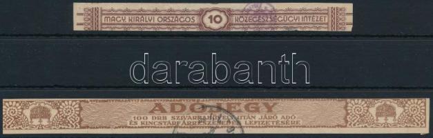 10f Közegészségügyi jegy + Adójegy