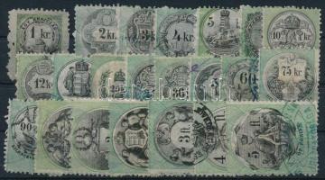 1867 22 klf okmánybélyeg hártyapapíron