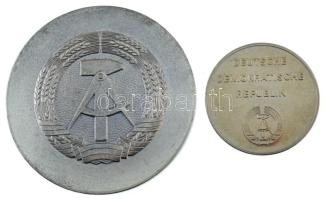 Német Szövetségi Köztársaság 1976. "II. Téli Sport Spartakiád" kétoldalas fehérfém emlékér...