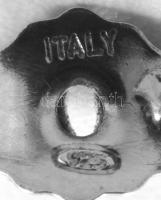 Ezüst(Ag) venezianer láncos fülbevalópár, jelzett, h: 7 cm, bruttó: 1,5 g