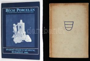 Varga Vera: Bécsi porcelán az Iparművészeti Múzeum gyűjteményében. Bp., 1986, Iparművészeti Múzeum,50 p. Kiadói papírkötés. + Strohmer-Nowak: Altwiener Porzellan. Wien,1946, Kunstverlag Wolfrum,28+4 p.+32 t. Német nyelven. Egészoldalas fekete-fehér és színes illusztrációkkal. Kiadói kartonált papírkötés, kopott borítóval, sérült gerinccel és kötéssel.
