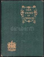 365 Views of London. London, é.n. (cca 1900-1910), Richardson &amp; Co., (2)+80+(1) p. Gazdag fekete-fehér képanyaggal illusztrálva. Angol nyelven. Kiadói kartonált papírkötés, kissé kopottas borítóval,