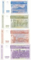 Madagaszkár 2004. 100A / 500Fr + 200A / 1000Fr + 500A / 2500Fr + 1000A / 5000Fr T:I Madagascar 2004....