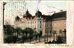 1902 Nagyvárad, Oradea; Pénzügyi palota. Sonnenfeld Adolf kiadása / financial palace (EB)