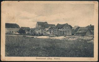 ~1917 Tábori posta képeslap / Field postcard "III. Feld-Rekr.-Depot 17.A.-K. Westen" + &qu...