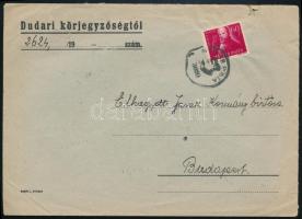 1947 Levél "MAGYAR POSTA 3020"