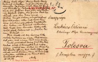 1908 Bártfafürdő, Bardejovské Kúpele, Bardiov, Bardejov; részlet a Park Clubból. Szegő R. kiadása 11...